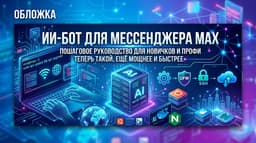 Логотип ИИ-бот для мессенджера MAX